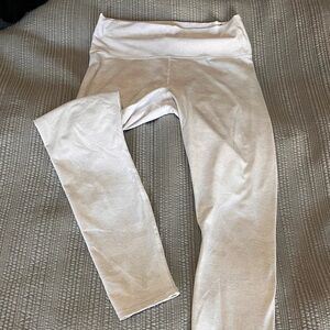 Fabletics Women's PowerHold Cream Camo Leggings size L